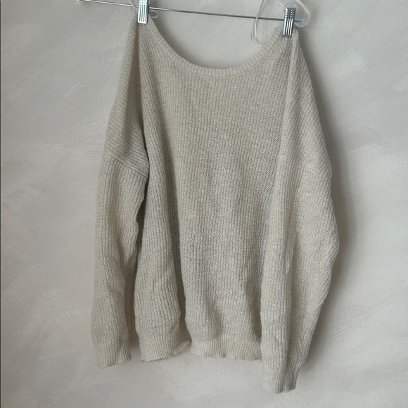 La petite etoile edwige low back sweater size M metallic shiny french Parisian - Picture 3 of 9